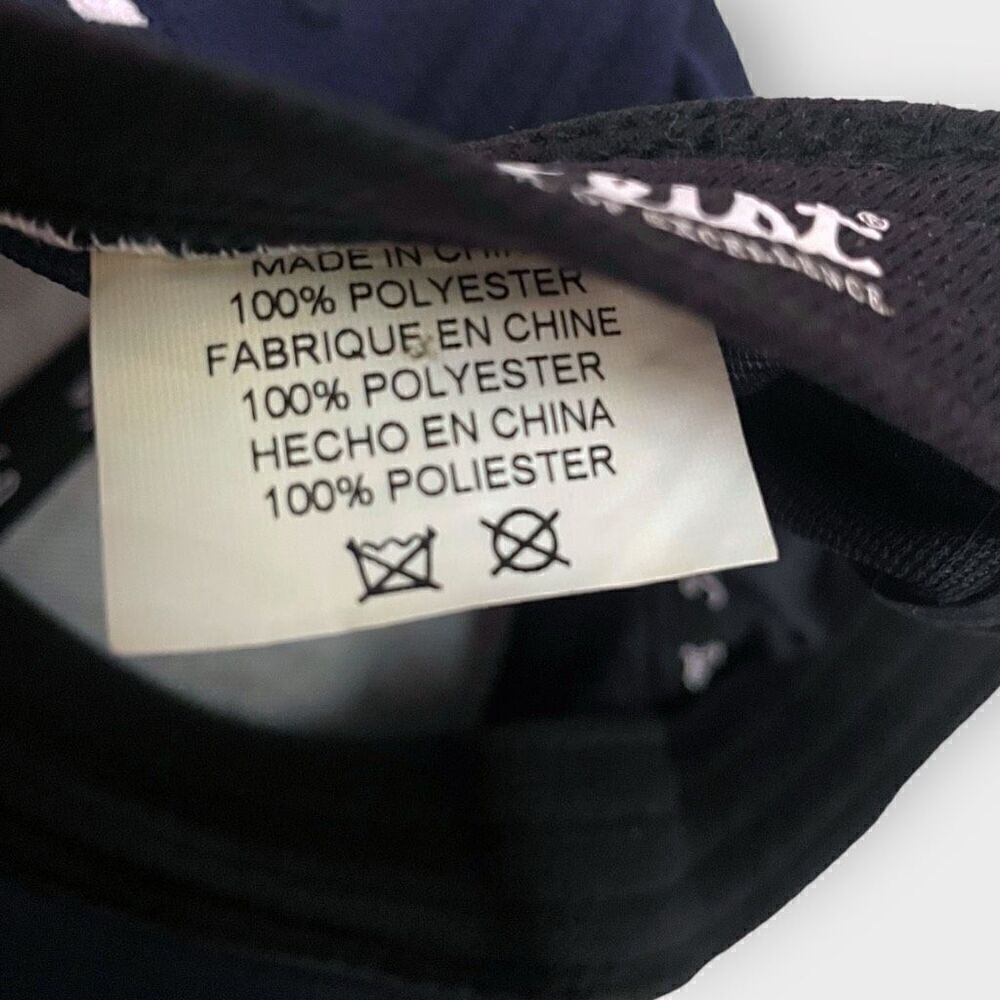 Titleist Polyester Pro V1 FootJoy Blue White Embossed Logo Hat Adjustable New - Picture 6 of 7